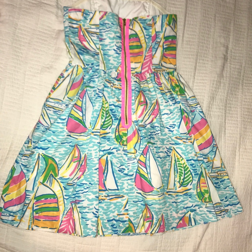 Lilly Pulitzer strapless dress